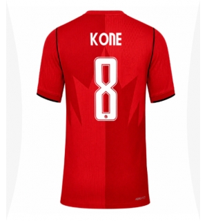 Canada Ismael Kone #8 Hjemmedrakt Dame VM 2026 Kortermet