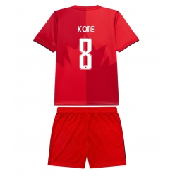 Canada Ismael Kone #8 Hjemmedraktsett Barn VM 2026 Kortermet (+ Korte bukser)