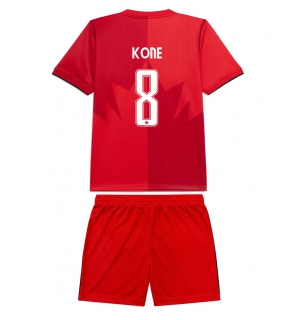 Canada Ismael Kone #8 Hjemmedraktsett Barn VM 2026 Kortermet (+ Korte bukser)