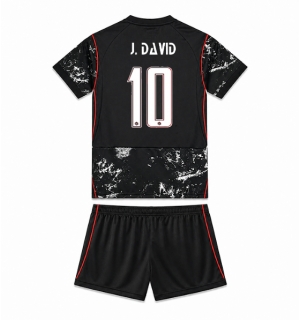 Canada Jonathan David #10 Bortedraktsett Barn VM 2026 Kortermet (+ Korte bukser)