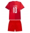 Canada Jonathan David #10 Hjemmedraktsett Barn VM 2026 Kortermet (+ Korte bukser)