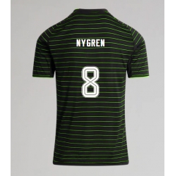 Celtic Benjamin Nygren #8 Bortedrakt 2025-26 Kortermet