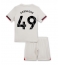 Chelsea Alejandro Garnacho #49 Bortedraktsett Barn 2025-26 Kortermet (+ Korte bukser)