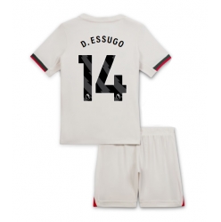 Chelsea Dario Essugo #14 Bortedraktsett Barn 2025-26 Kortermet (+ Korte bukser)