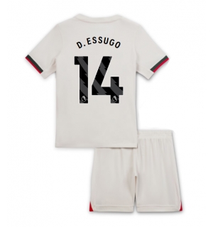 Chelsea Dario Essugo #14 Bortedraktsett Barn 2025-26 Kortermet (+ Korte bukser)