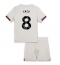 Chelsea Enzo Fernandez #8 Bortedraktsett Barn 2025-26 Kortermet (+ Korte bukser)