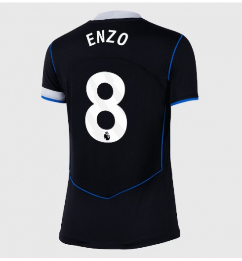 Chelsea Enzo Fernandez #8 Tredjedrakt Dame 2025-26 Kortermet Chelsea Enzo Fernandez #8 Tredjedrakt Dame 2025-26 Kortermet
