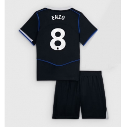 Chelsea Enzo Fernandez #8 Tredjedraktsett Barn 2025-26 Kortermet (+ Korte bukser)