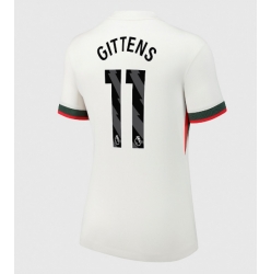 Chelsea Jamie Gittens #11 Bortedrakt Dame 2025-26 Kortermet