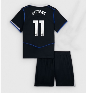 Chelsea Jamie Gittens #11 Tredjedraktsett Barn 2025-26 Kortermet (+ Korte bukser)