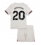 Chelsea Joao Pedro #20 Bortedraktsett Barn 2025-26 Kortermet (+ Korte bukser)
