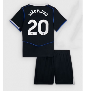 Chelsea Joao Pedro #20 Tredjedraktsett Barn 2025-26 Kortermet (+ Korte bukser)