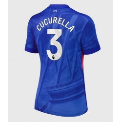 Chelsea Marc Cucurella #3 Hjemmedrakt Dame 2025-26 Kortermet