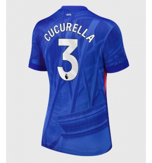 Chelsea Marc Cucurella #3 Hjemmedrakt Dame 2025-26 Kortermet