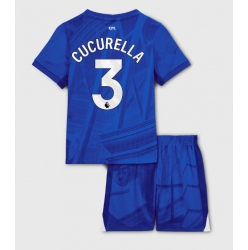 Chelsea Marc Cucurella #3 Hjemmedraktsett Barn 2025-26 Kortermet (+ Korte bukser)