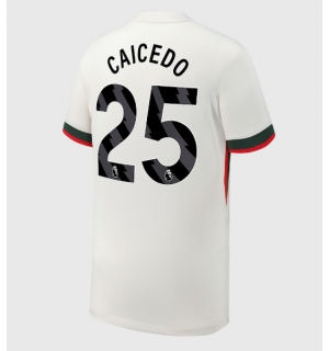 Chelsea Moises Caicedo #25 Bortedrakt 2025-26 Kortermet