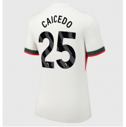 Chelsea Moises Caicedo #25 Bortedrakt Dame 2025-26 Kortermet