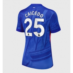 Chelsea Moises Caicedo #25 Hjemmedrakt Dame 2025-26 Kortermet