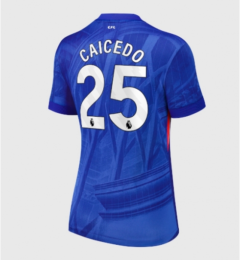 Chelsea Moises Caicedo #25 Hjemmedrakt Dame 2025-26 Kortermet Chelsea Moises Caicedo #25 Hjemmedrakt Dame 2025-26 Kortermet