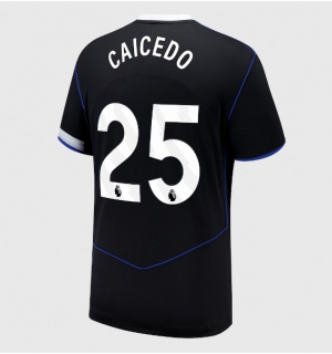 Chelsea Moises Caicedo #25 Tredjedrakt 2025-26 Kortermet