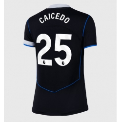 Chelsea Moises Caicedo #25 Tredjedrakt Dame 2025-26 Kortermet