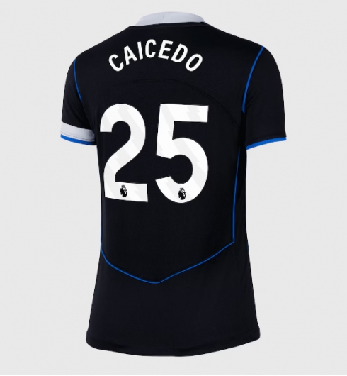 Chelsea Moises Caicedo #25 Tredjedrakt Dame 2025-26 Kortermet Chelsea Moises Caicedo #25 Tredjedrakt Dame 2025-26 Kortermet