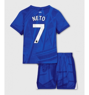 Chelsea Pedro Neto #7 Hjemmedraktsett Barn 2025-26 Kortermet (+ Korte bukser)