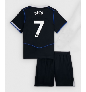 Chelsea Pedro Neto #7 Tredjedraktsett Barn 2025-26 Kortermet (+ Korte bukser)