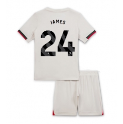 Chelsea Reece James #24 Bortedraktsett Barn 2025-26 Kortermet (+ Korte bukser)