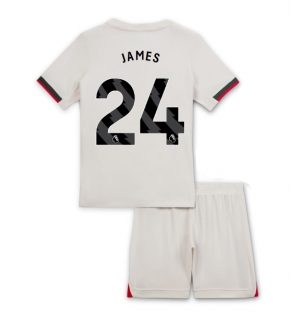 Chelsea Reece James #24 Bortedraktsett Barn 2025-26 Kortermet (+ Korte bukser)