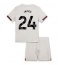 Chelsea Reece James #24 Bortedraktsett Barn 2025-26 Kortermet (+ Korte bukser)