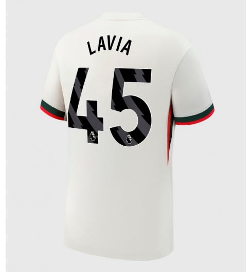 Chelsea Romeo Lavia #45 Bortedrakt 2025-26 Kortermet Chelsea Romeo Lavia #45 Bortedrakt 2025-26 Kortermet