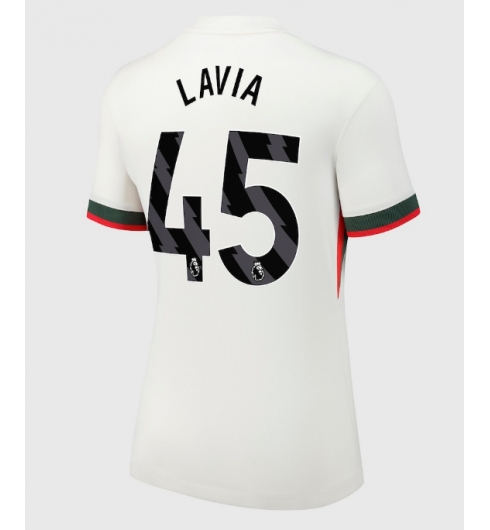 Chelsea Romeo Lavia #45 Bortedrakt Dame 2025-26 Kortermet Chelsea Romeo Lavia #45 Bortedrakt Dame 2025-26 Kortermet