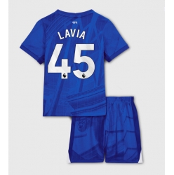 Chelsea Romeo Lavia #45 Hjemmedraktsett Barn 2025-26 Kortermet (+ Korte bukser)