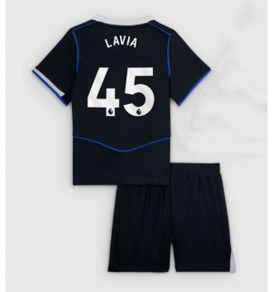 Chelsea Romeo Lavia #45 Tredjedraktsett Barn 2025-26 Kortermet (+ Korte bukser)