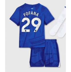 Chelsea Wesley Fofana #29 Hjemmedraktsett Barn 2025-26 Kortermet (+ Korte bukser)