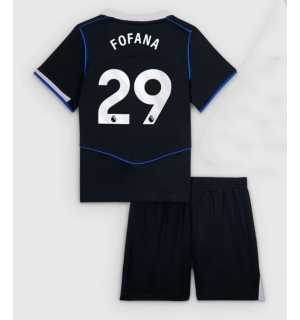 Chelsea Wesley Fofana #29 Tredjedraktsett Barn 2025-26 Kortermet (+ Korte bukser)