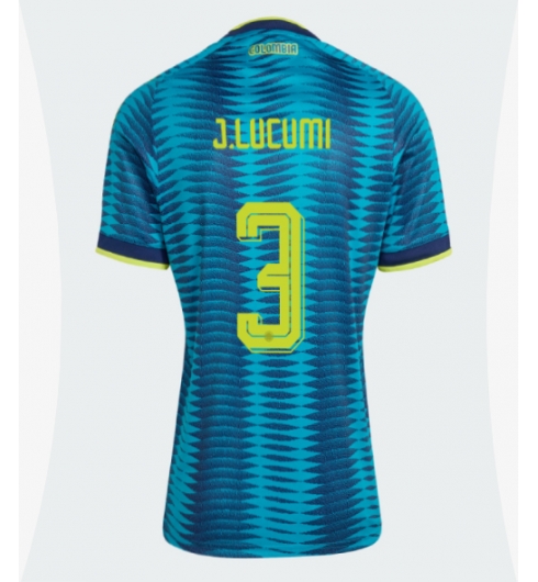 Colombia Jhon Lucumi #3 Bortedrakt Dame VM 2026 Kortermet Colombia Jhon Lucumi #3 Bortedrakt Dame VM 2026 Kortermet