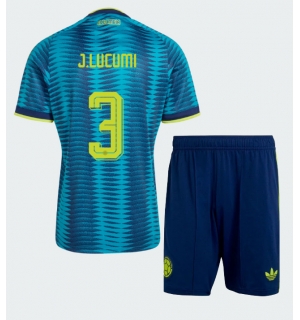 Colombia Jhon Lucumi #3 Bortedraktsett Barn VM 2026 Kortermet (+ Korte bukser)
