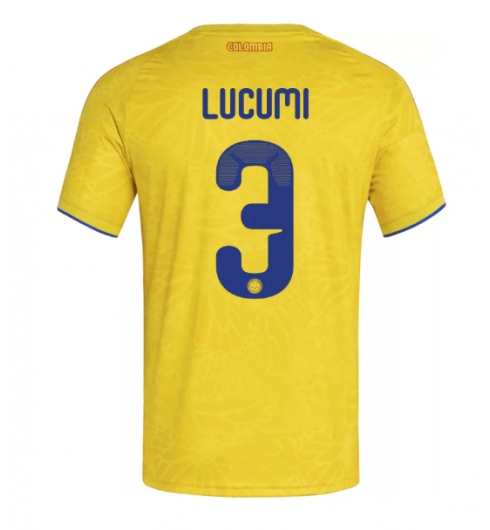 Colombia Jhon Lucumi #3 Hjemmedrakt VM 2026 Kortermet Colombia Jhon Lucumi #3 Hjemmedrakt VM 2026 Kortermet