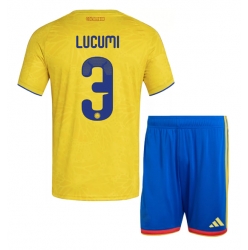 Colombia Jhon Lucumi #3 Hjemmedraktsett Barn VM 2026 Kortermet (+ Korte bukser)