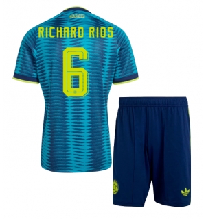 Colombia Richard Rios #6 Bortedraktsett Barn VM 2026 Kortermet (+ Korte bukser)