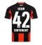 Eintracht Frankfurt Can Uzun #42 Hjemmedrakt 2025-26 Kortermet
