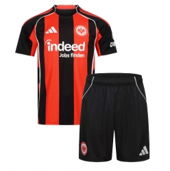 Eintracht Frankfurt Hjemmedraktsett Barn 2025-26 Kortermet (+ Korte bukser)