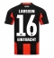 Eintracht Frankfurt Hugo Larsson #16 Hjemmedrakt 2025-26 Kortermet Eintracht Frankfurt Hugo Larsson #16 Hjemmedrakt 2025-26 Kortermet