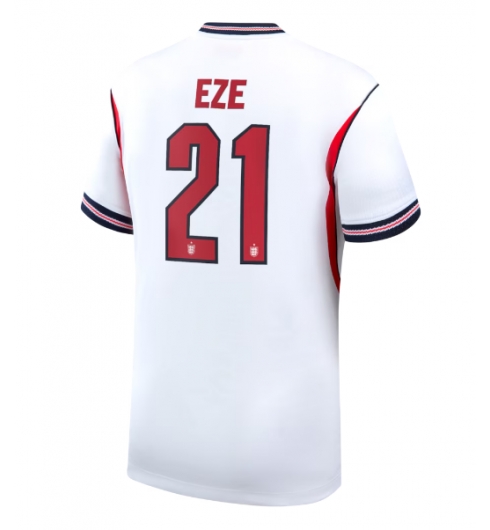 England Eberechi Eze #21 Hjemmedrakt VM 2026 Kortermet England Eberechi Eze #21 Hjemmedrakt VM 2026 Kortermet