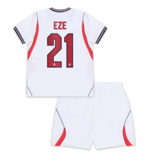 England Eberechi Eze #21 Hjemmedraktsett Barn VM 2026 Kortermet (+ Korte bukser)