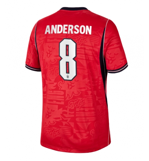 England Elliot Anderson #8 Bortedrakt VM 2026 Kortermet England Elliot Anderson #8 Bortedrakt VM 2026 Kortermet