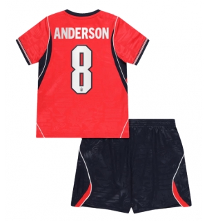 England Elliot Anderson #8 Bortedraktsett Barn VM 2026 Kortermet (+ Korte bukser)