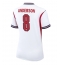 England Elliot Anderson #8 Hjemmedrakt Dame VM 2026 Kortermet England Elliot Anderson #8 Hjemmedrakt Dame VM 2026 Kortermet